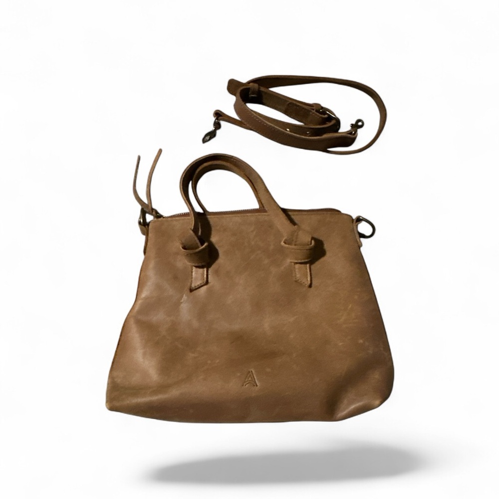 Able Tan Leather Satchel